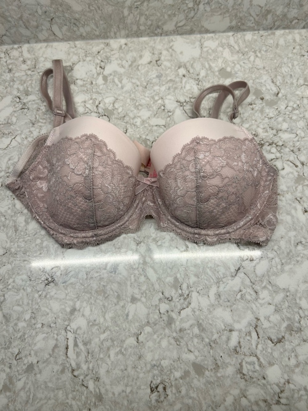 Victoria's Secret Lace Push-Up Bra - Blush Pink